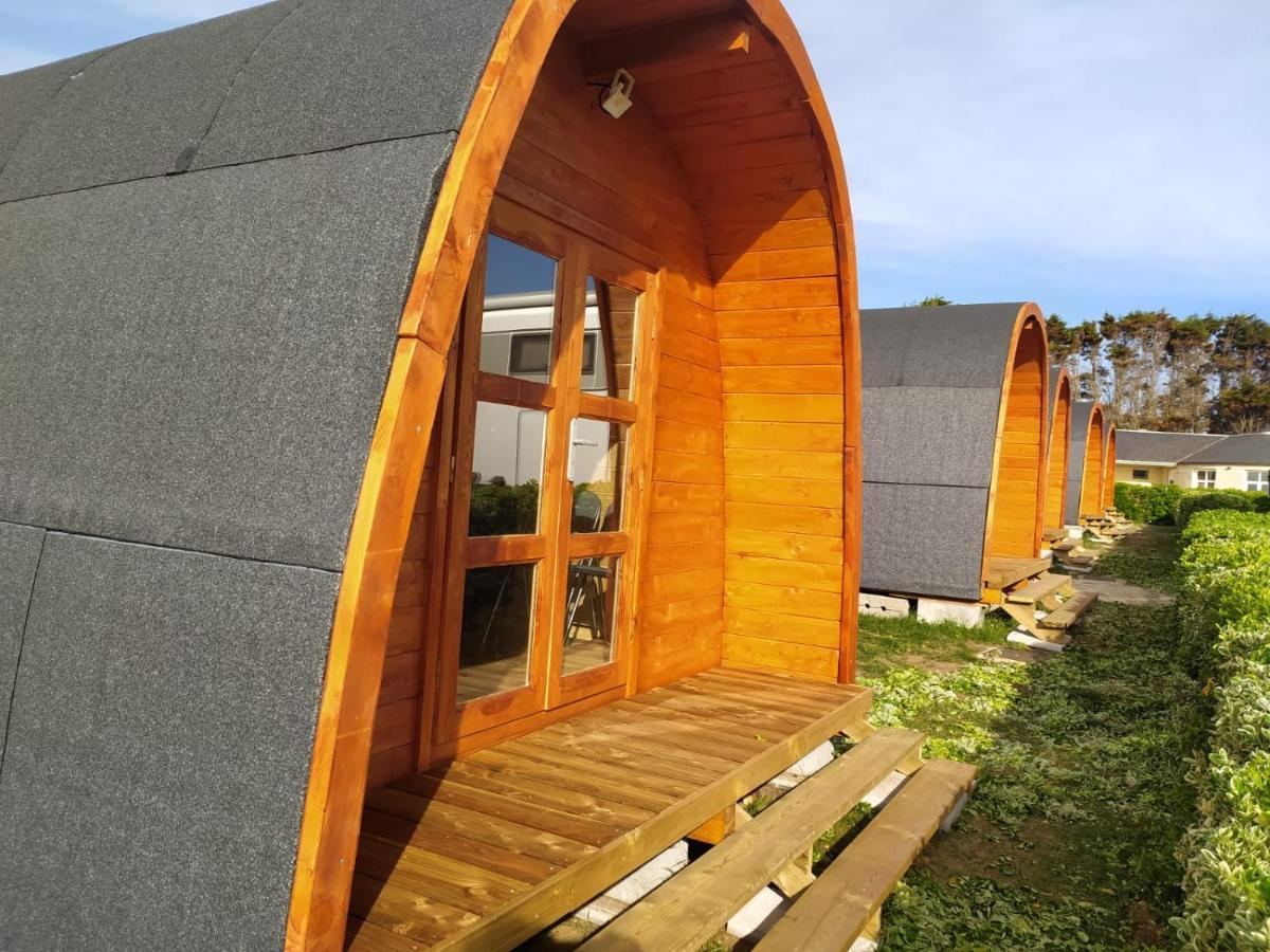 Bungalow 3 Personas - Camping Playa De Tapia Tapia De Casariego Eksteriør bilde